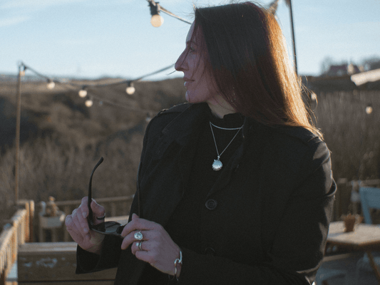 Sterling Silver Scallop Shell and Pearl Necklace