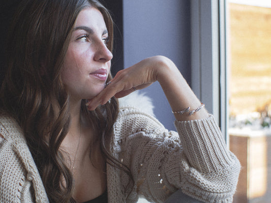 Pisces Sterling Silver Fish Bangle