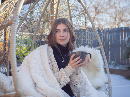 Handcrafted Sterling Silver Mother Octopus Necklace with Pearl