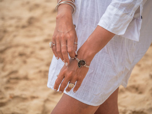 Fossil Tide Bangle