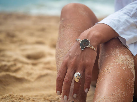 Sterling Silver Nautilus Ring