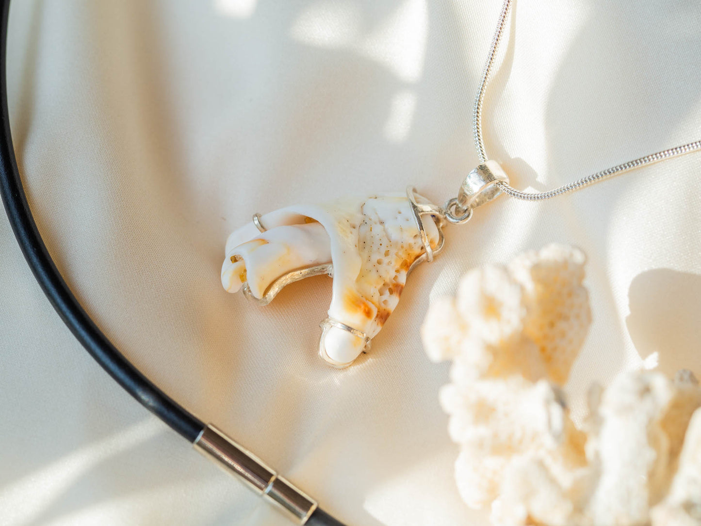 One of a kind Natural Shell necklace