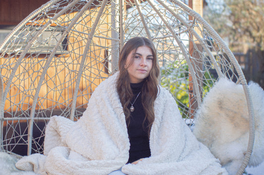 Unique Handcrafted Sterling Silver Natural quartz & Pearl Cross Pendant – Double-Sided