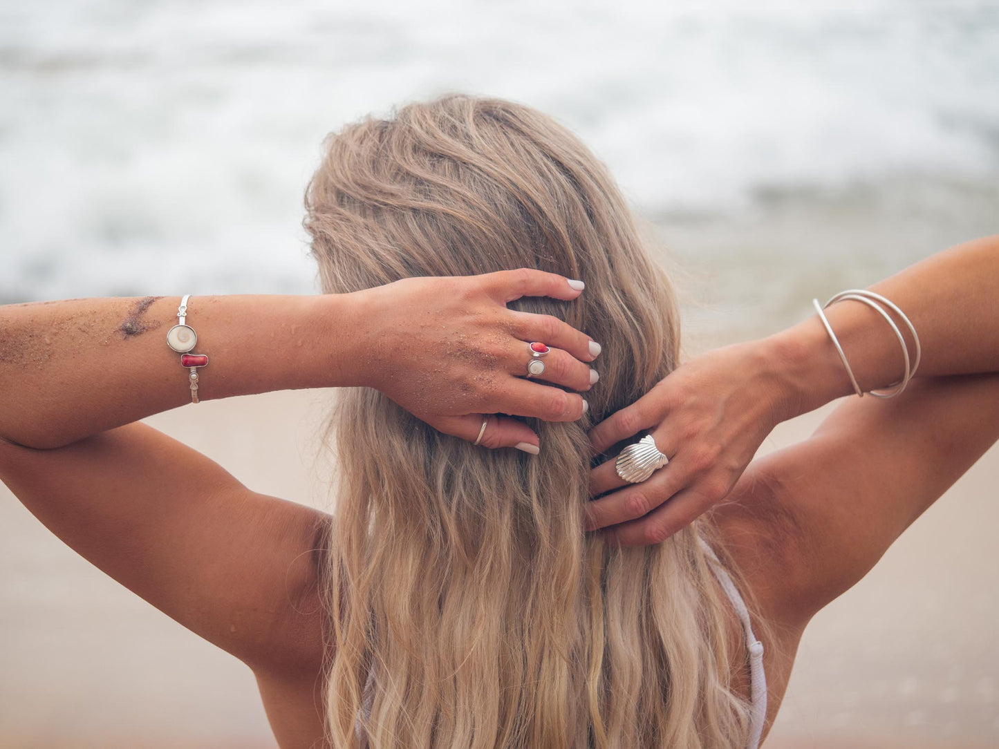 Sterling Silver Cockle Seashell Ring