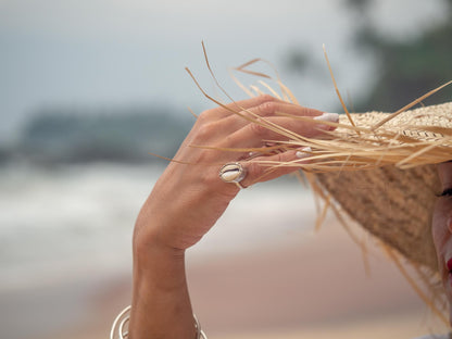 Cowrie Shell Ring