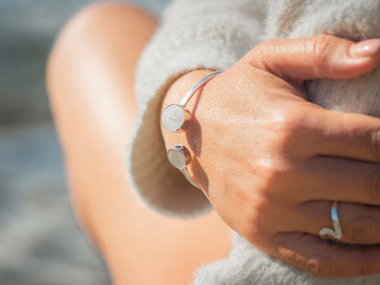 Full Moon Shiva Seashell Bangle