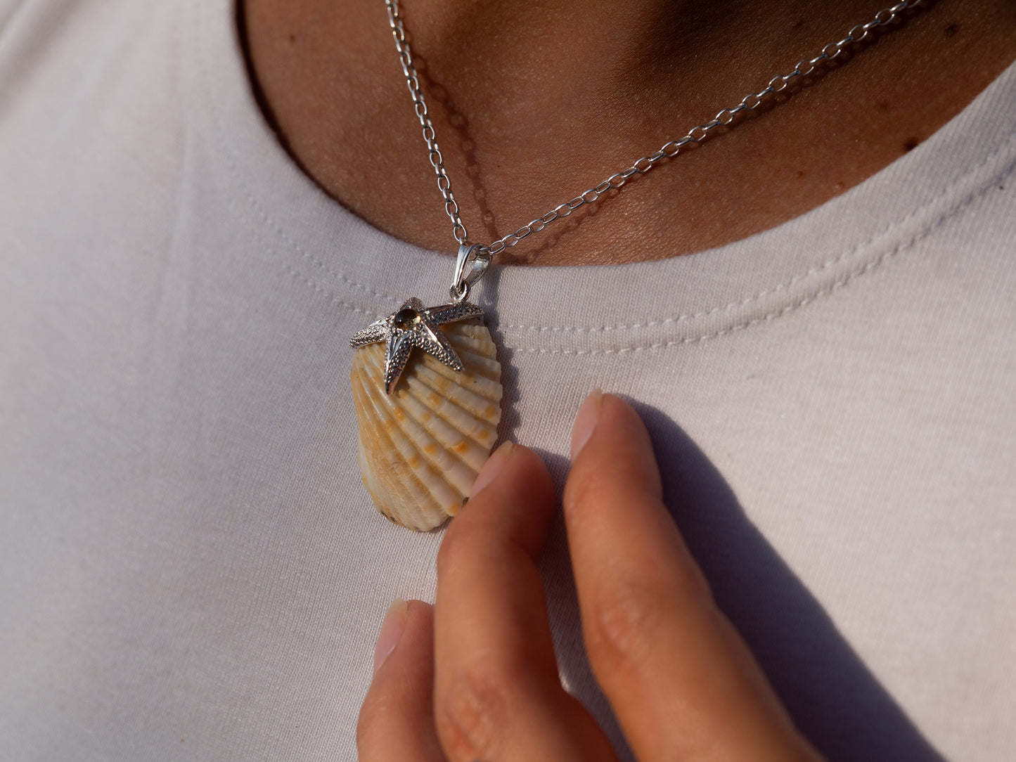 Citrine Star Pendant necklace
