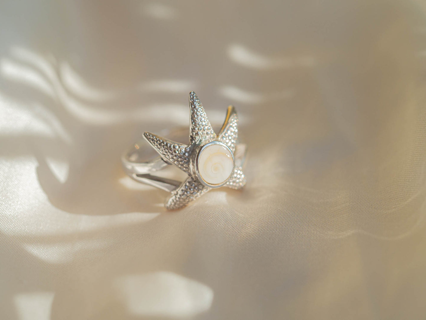 Starfish Shiva Shell Ring