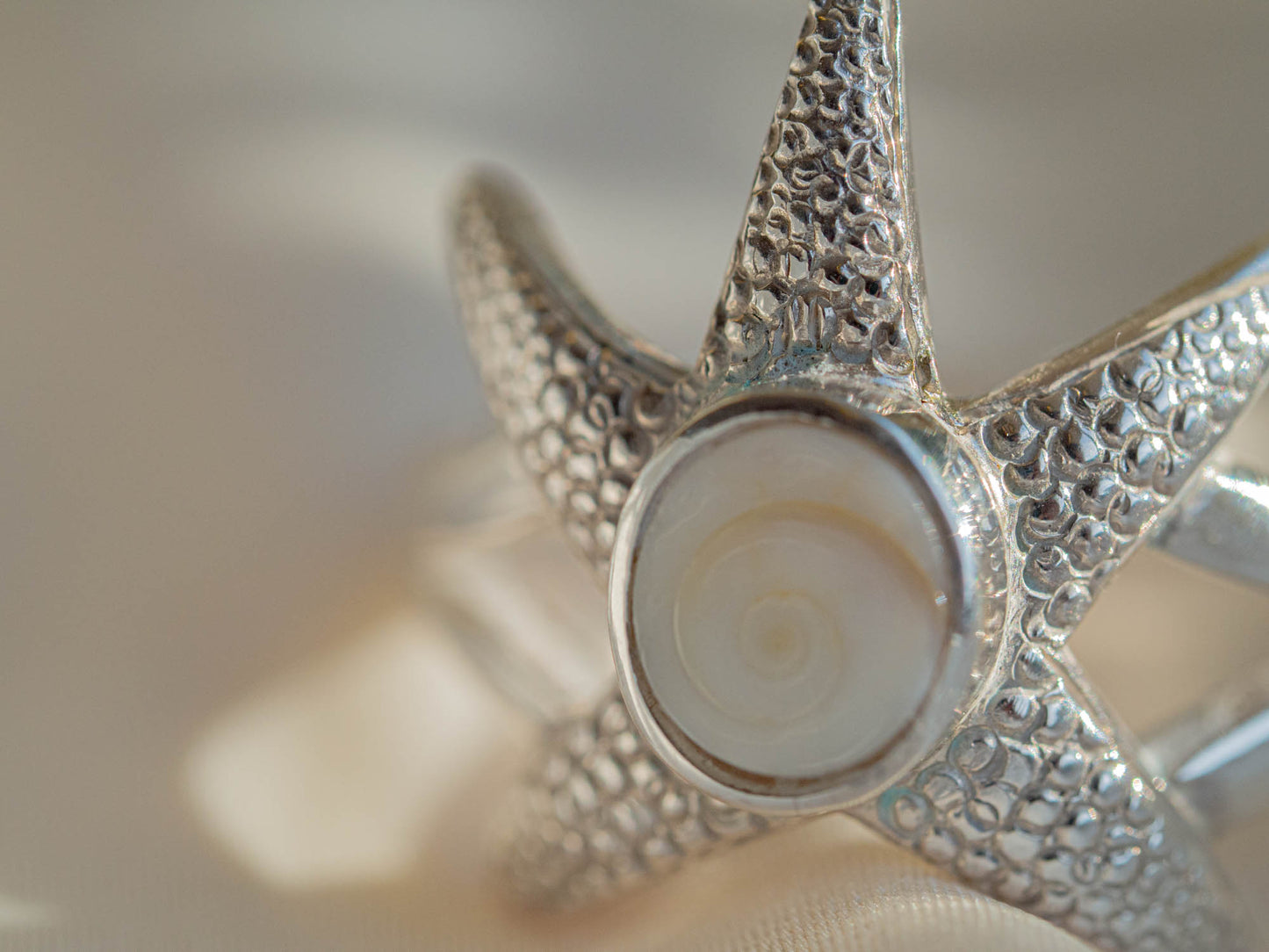 Starfish Shiva Shell Ring