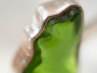 Sea Glass & Seashell Bangle