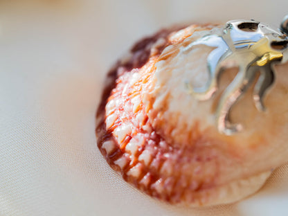 Unique Handmade Octavia Natural Shell Pendant Necklace