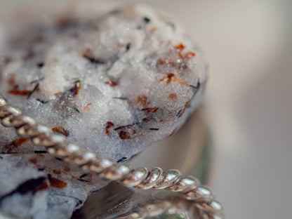 Anchor & Granite Pendant Necklace