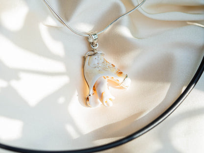 One of a kind Natural Shell necklace