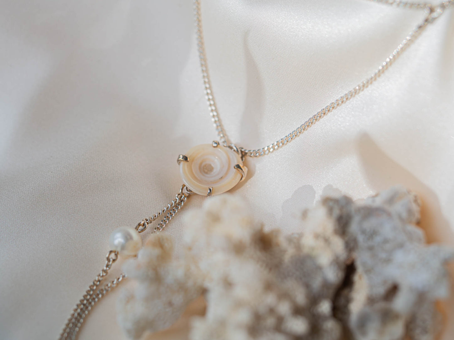 Seashell Hand Chain Bracelet