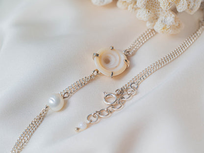 Seashell Hand Chain Bracelet