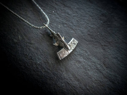 Sterling Silver Hammerhead Shark Pendant