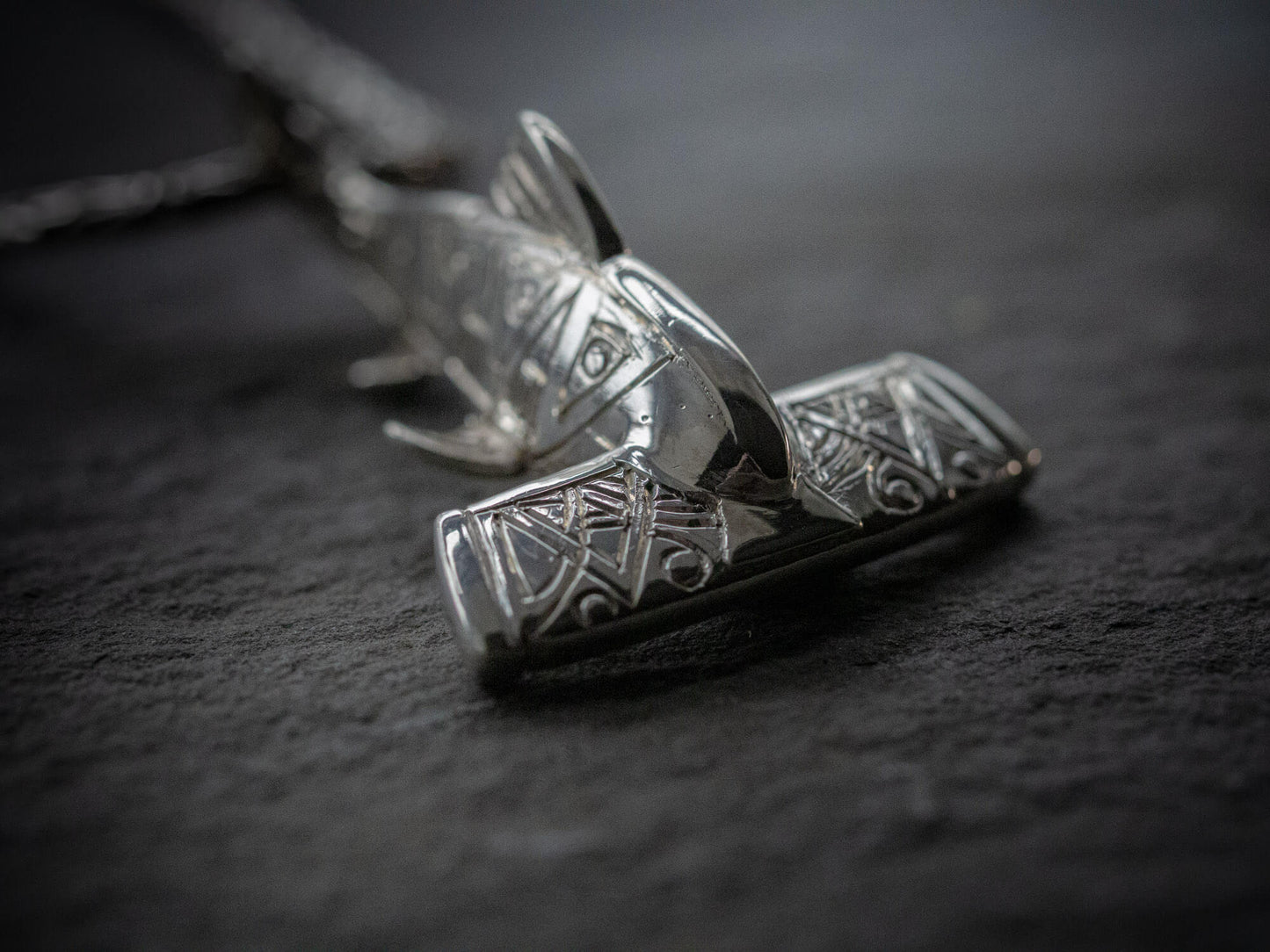 Sterling Silver Hammerhead Shark Pendant